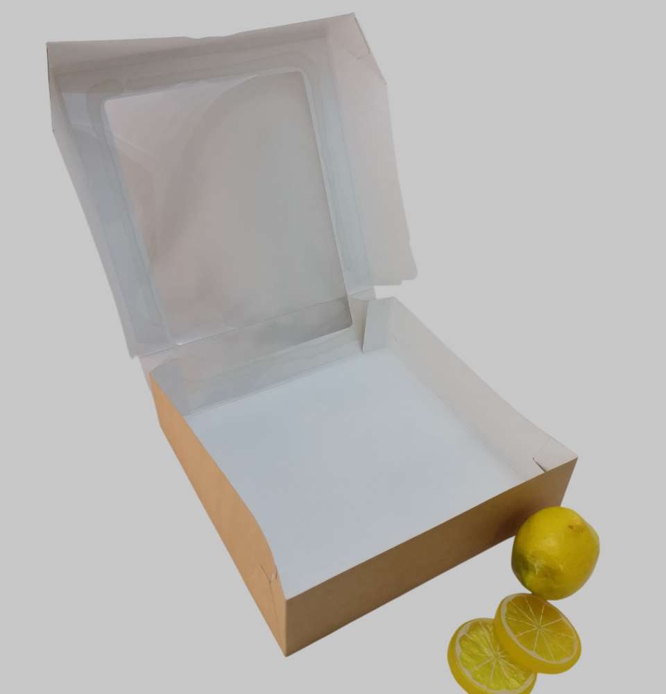 225х225х60 крафт с окном