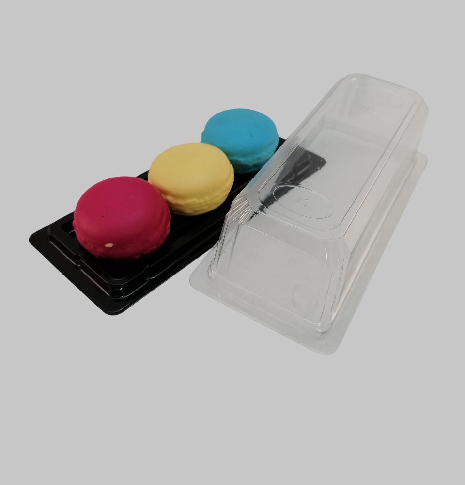 Упаковка для пирожного Эклер 150х53х55 мм, дно коричневое