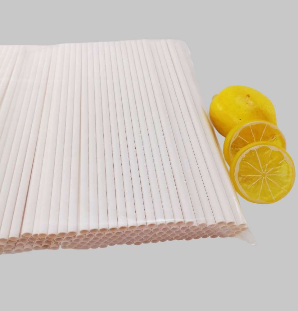 трубочки бумажные белые 240 5